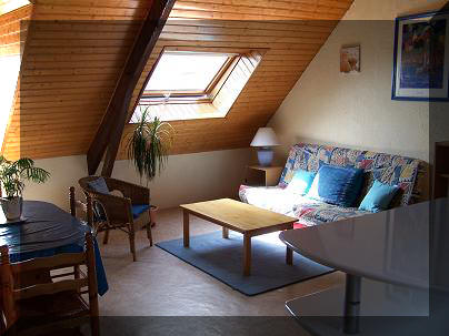 Holiday rental in Etel, apartment 60m² 